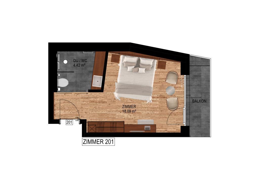 Gletscherblick B&B Ischgl Ruang foto